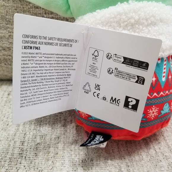 Disney Star Wars The Mandalorian GROGU HOLIDAY CHRISTMAS SWEATER 8" PLUSH NEW - Picture 4 of 7